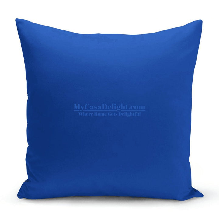 Blue Throw Pillow Cover | Honeycomb Soft Texture | MyCasaDecor 18.00 mycasadelight.com New Jersey, Rugs & Pillow Türkiye