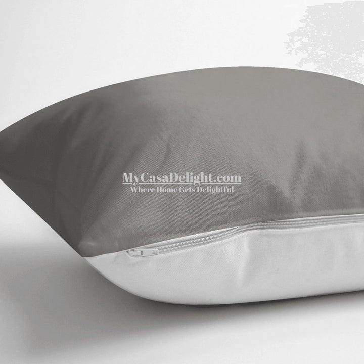 Gray Micro Honeycomb Soft Texture Throw Pillow Cover | MyCasa Decor 18.00 mycasadelight.com New Jersey, Rugs & Pillow Türkiye