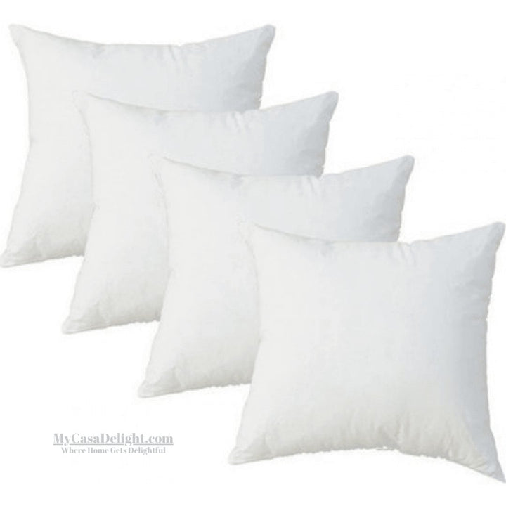 Insert Pillow with Silicone Beads | 4 Pack | MyCasaDecor 40.00 mycasadelight.com New Jersey, Rugs & Pillows Türkiye