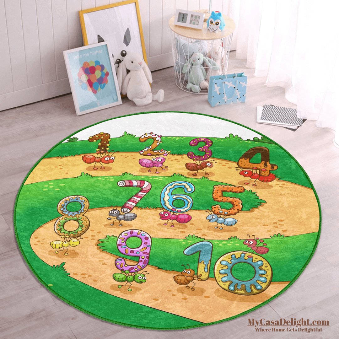 MyCasaKids | Interactive Play Rug Featuring Educational Design | Anti Slip 39.00 mycasadelight.com New Jersey