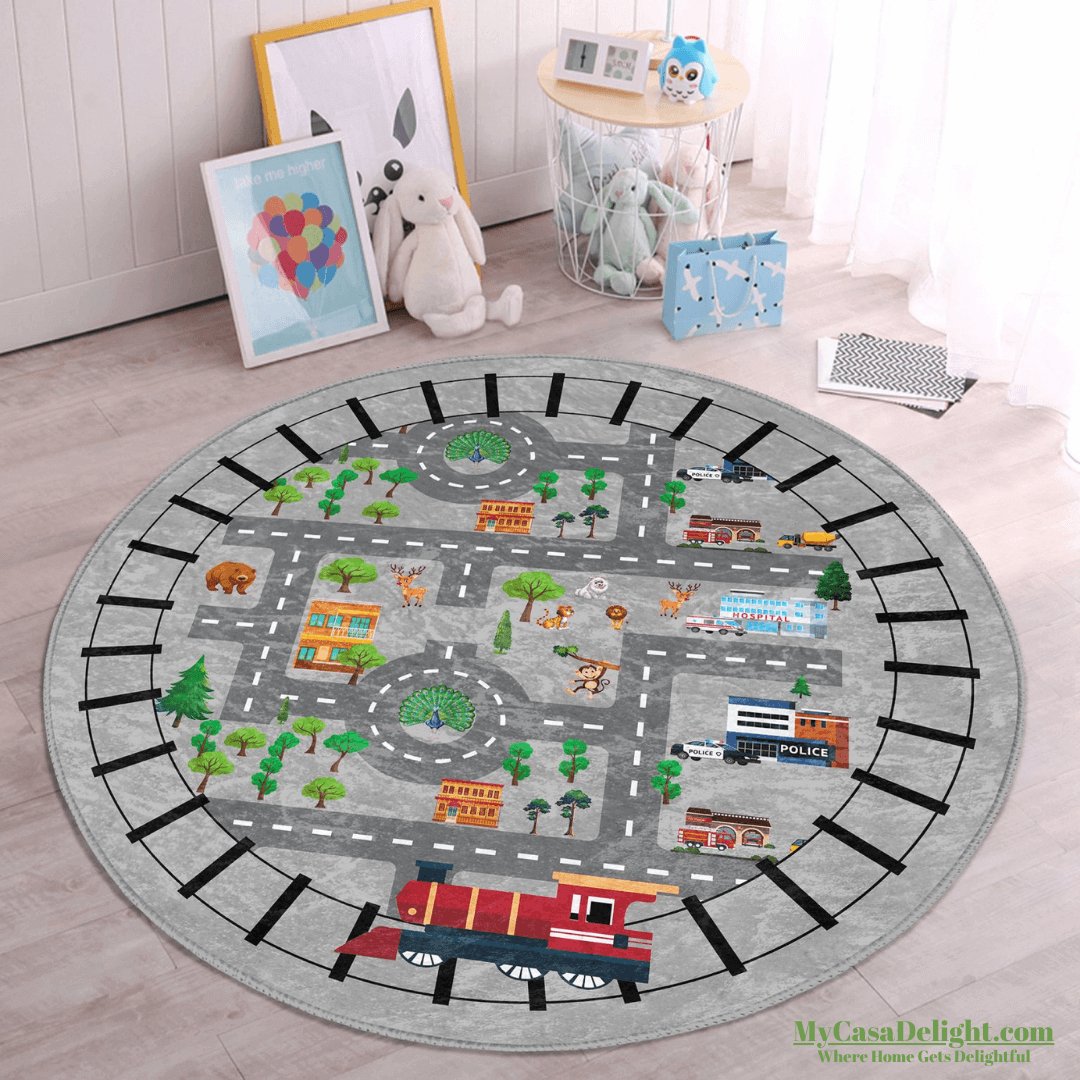 Soft and Safe Play Rug: Comfortable Playtime | MyCasaKids. Provide a cozy and secure environment for kids to play. Shop now!"