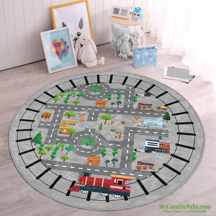 Soft and Safe Play Rug: Comfortable Playtime | MyCasaKids. Provide a cozy and secure environment for kids to play. Shop now!"