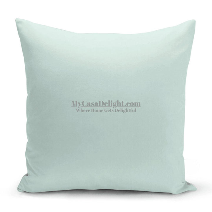 Mint Green Soft Texture Throw Pillow Cover | MyCasaDecor 18.00 mycasadelight.com New Jersey, Rugs & Pillow Türkiye