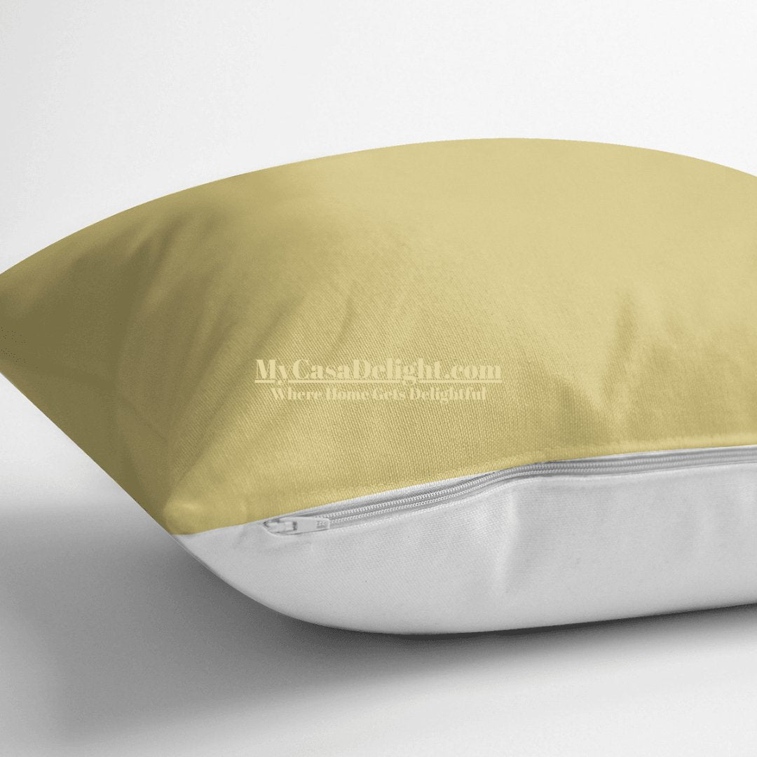 Mustard Yellow Throw Pillow Case | MyCasaDecor Collection 18.00 mycasadelight.com New Jersey, Rugs & Pillow Türkiye