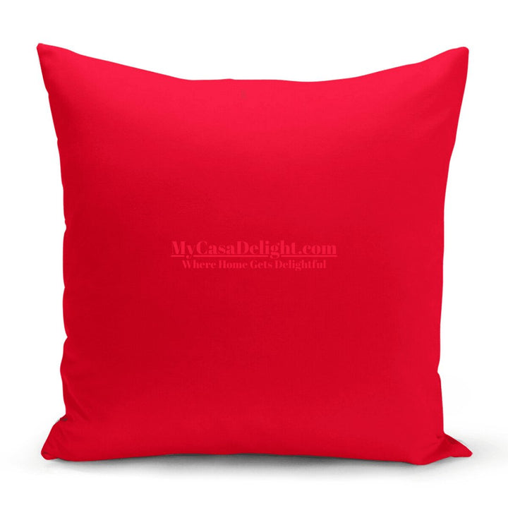 MyCasaDecor | Red Throw Pillow Cover | Honeycomb Soft Texture 18.00 mycasadelight.com New Jersey, Rugs & Pillow Türkiye