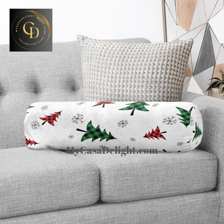 3D printed Christmas tree throw pillow. Shop now for festive flair! MyCasaSeasonal Collection, Rugs & Pillows Free Fedex!