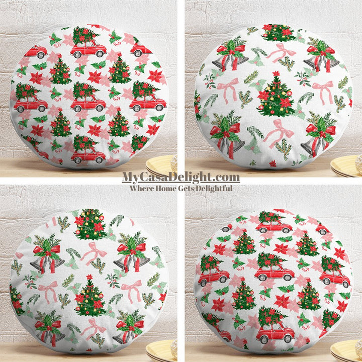 MyCasaSeasonal | Christmas Tree Throw Pillow Covers Set of 4 38.00 mycasadelight.com New Jersey, Rugs & Pillow Türkiye