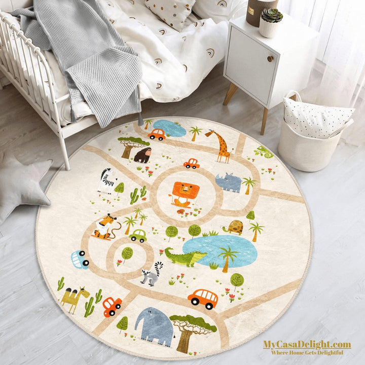 "MyCasaDelight.com: Explore a vibrant selection of MyCasaKids play rugs for joyful playtimes. Shop now!" Rugs & Pillows