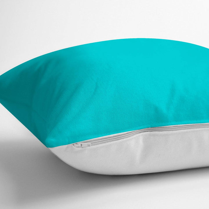 Turquoise Pillow Cover | Honeycomb Soft Texture 18.00 mycasadelight.com New Jersey, Rugs & Pillow Türkiye