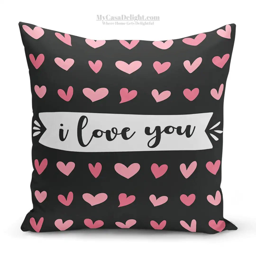 Valentine's Day Pillow Covers: Bring Romance Home. Shop Now at mycasadelight.com Stain Resistant, Oeko-Tex, machine washable