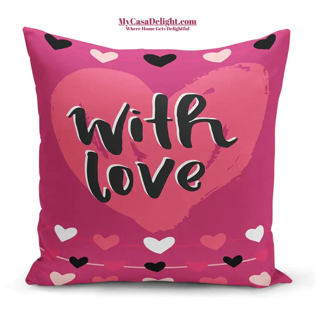 Valentine's Day Pillow Covers: Love-inspired Decor by MyCasaSeasonal. Explore the Collection at mycasadelight.com!