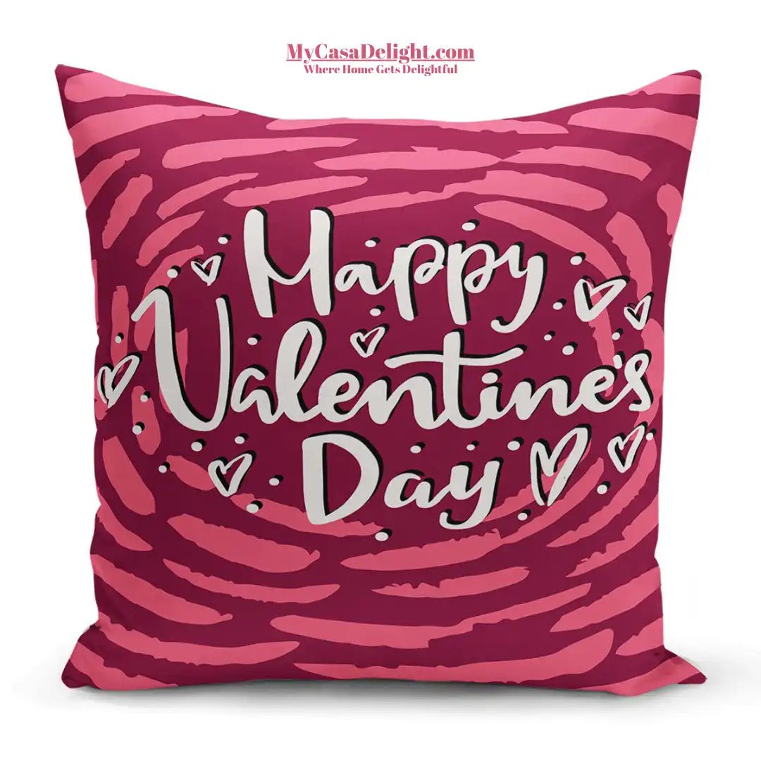 Transform your space with MyCasaSeasonal's Valentine's Day Pillow Cases. Romantic designs in vibrant hues. Love your décor!