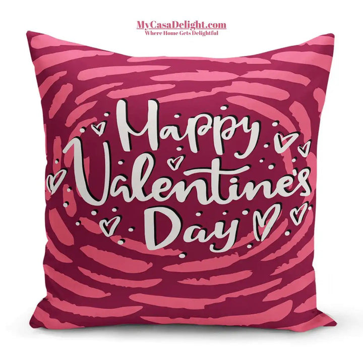 Transform your space with MyCasaSeasonal's Valentine's Day Pillow Cases. Romantic designs in vibrant hues. Love your décor!